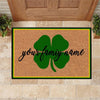 St Patrick&#39;s Day Doormat Customized Shamrock St Patrick&#39;s Day Personalized Gift - PERSONAL84