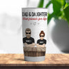 Step Dad Custom Tumbler Dad And Daughter Best Friends For Life Personalized Gift For Bonus Dad - PERSONAL84