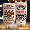 Step Dad Custom Tumbler You Earned This Father&#39;s Day Step Dad Funny Personalized Gift - PERSONAL84