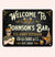 Veteran Custom Metal Sign Welcome To My Bar Personalized Gift