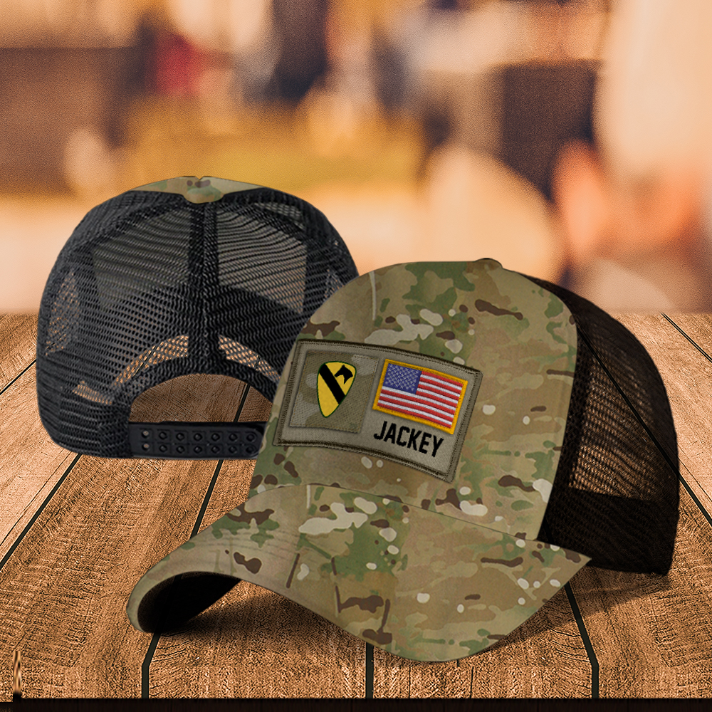 Veteran Custom Cap Division And Name Personalized Gift