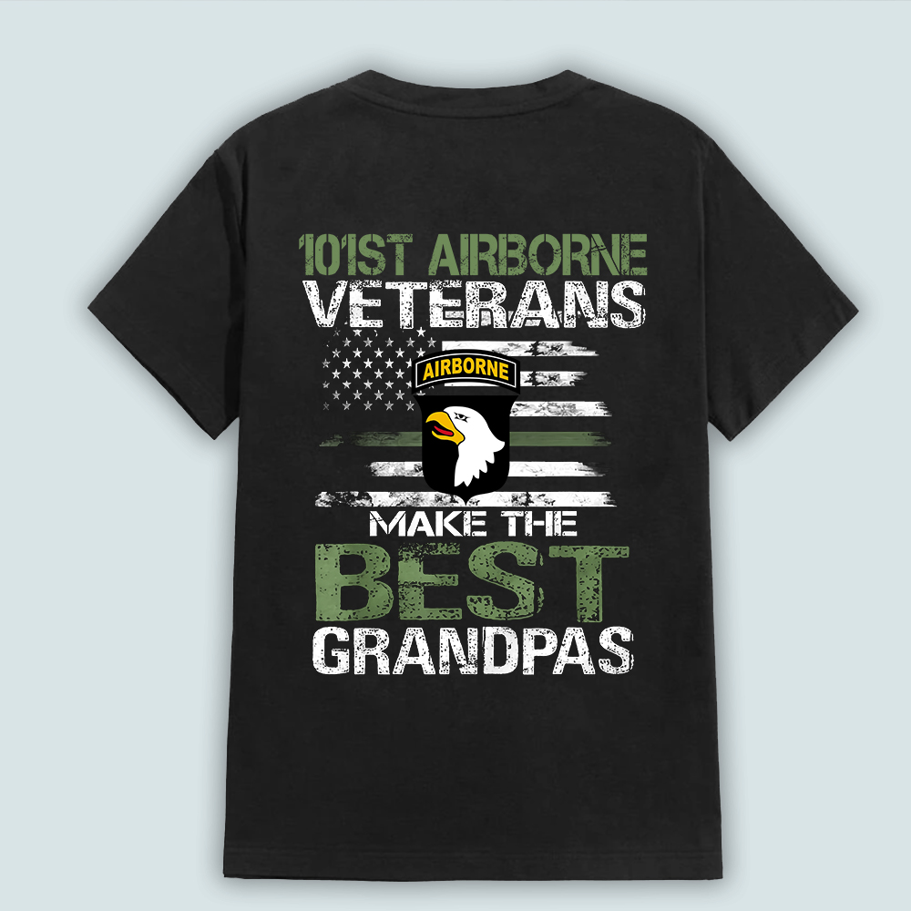 Veteran Custom Shirt Veteran Make The Best Grandpas Personalized Gift