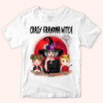 Halloween Custom Shirt Crazy Grandma Witch Personalized Gift