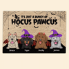 Dog Custom Doormat Just&#39;s A Bunch Of Hocus Pawcus Personalized Gift For Halloween