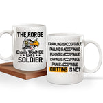 Soldier Custom Mug The Forge Enter A Traninee Exit A Soldier Personalized Gift