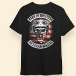 Veteran Custom Shirt Band Of Brothers Veteran Bikers Personalized Gift