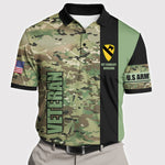 Army Veteran Custom Polo Shirt Personalized Gift