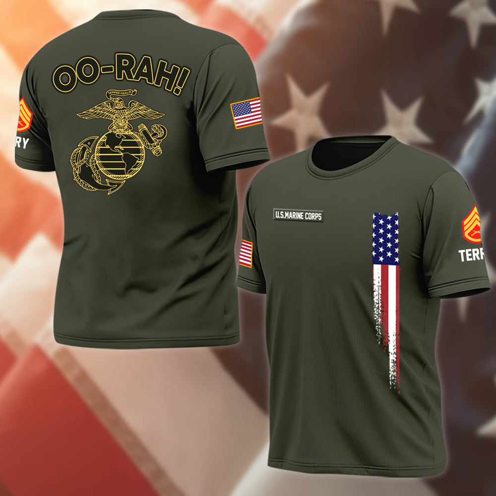 Veteran Custom All Over Printed Shirt United States Military Personalized Gift