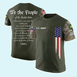 Veteran Custom All Over Printed Shirt We The People Personalized Gift