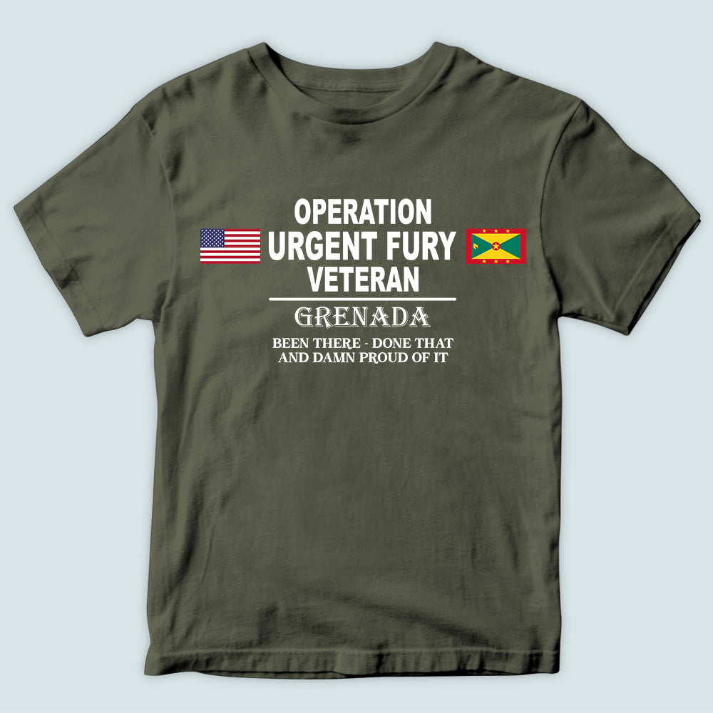 Veteran Custom Shirt Operation Urgent Fury Personalized Gift