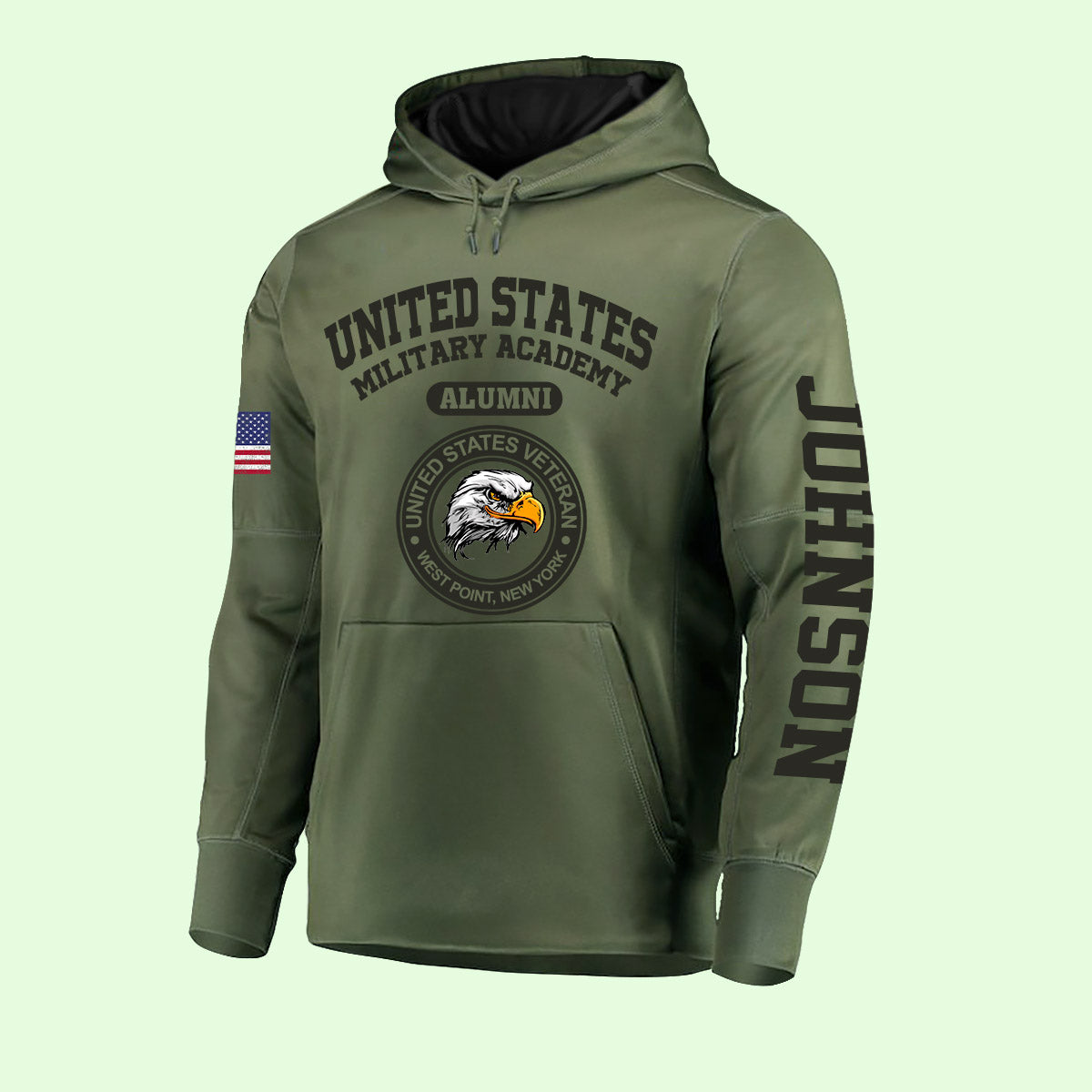 Veteran Custom Hoodie United States Military Academy Personalized Gift