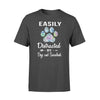 Succulent, Dog Easily Distracted By Dogs And Succulents- Standard T-shirt - PERSONAL84