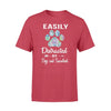 Succulent, Dog Easily Distracted By Dogs And Succulents- Standard T-shirt - PERSONAL84