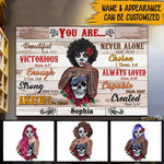 Sugar Skull Custom Poster You Are Beautiful Personalized Gift - PERSONAL84