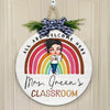 Teacher Custom Sign All Are Welcome Here Personalized Gift - PERSONAL84