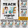 Teacher Custom T Shirt Teach Love Inspire Personalized Gift - PERSONAL84