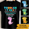 Toddler Custom Shirt Todder T rex Personalized Gift - PERSONAL84