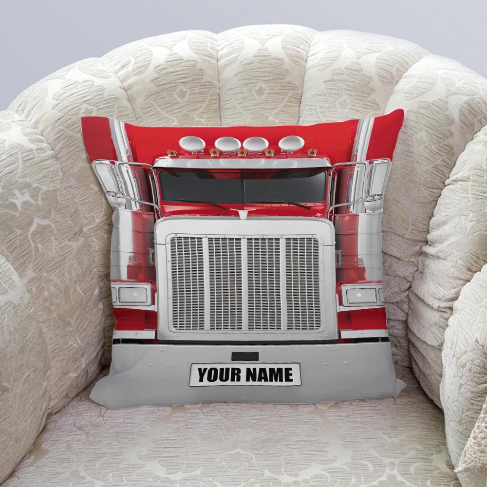 Trucker Custom Pillow Truck Car Personalized Gift - PERSONAL84