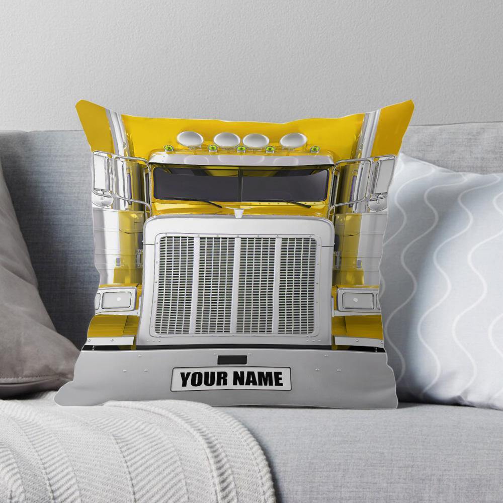 Trucker Custom Pillow Truck Car Personalized Gift - PERSONAL84