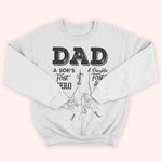 Dad Custom Shirt Son's First Hero Daughter's First Love Personalized Gift