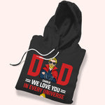 Dad Custom Shirt We Love You In Every Universe Personalized Gift For Father