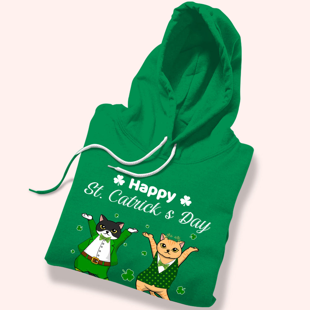 Cat Custom Shirt Happy St Catrick's Day Personalized Patricks Gift