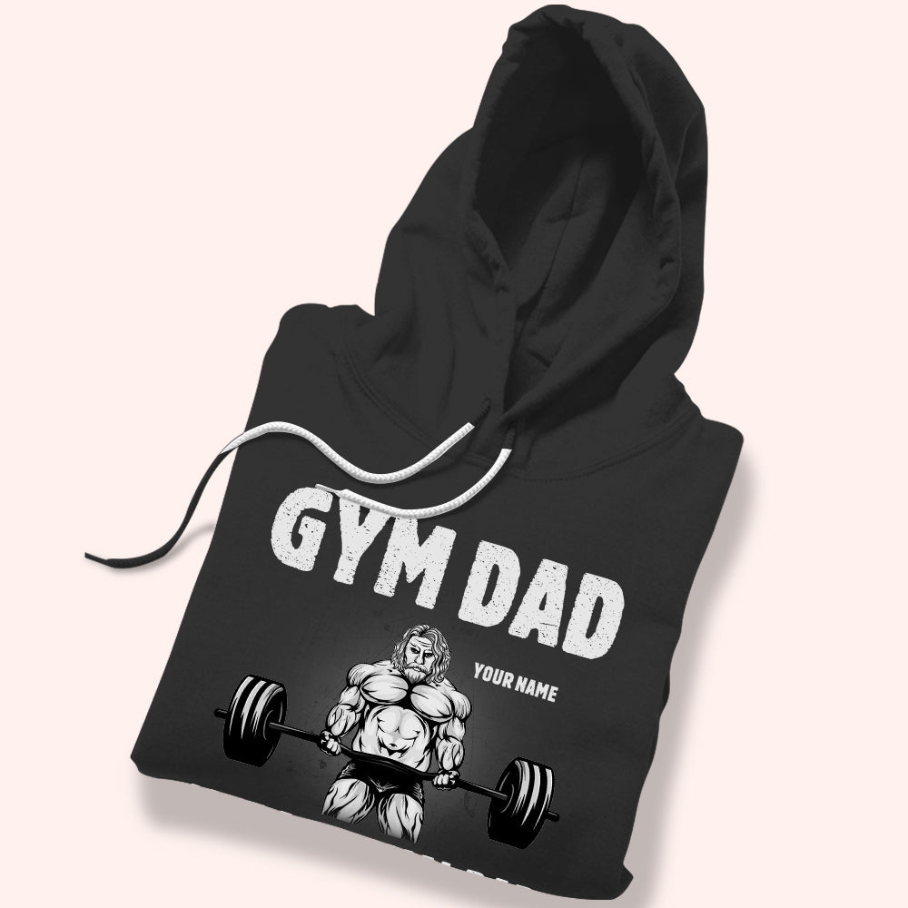 Gym Dad Custom Shirt Like A Normal Dad Except Much Stronger Personalized Father's Day Gift