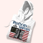 Female Veteran Custom Shirt Proud To Have Served Personalized Gift