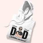 Dad Custom Shirt World's Okayest Dad Just Kidding You're Awesome Personalized Gift