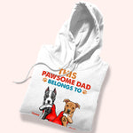 Dog Custom Shirt This Pawsome Dad Belongs To Personalized Gift