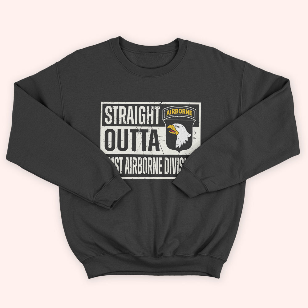 Veteran Custom Shirt Straight Outta Military Personalized Gift