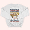 Dad Custom Shirt Thanks For Sharing Your DNA Now We&#39;re Both Awesome Personalized Gift For Father