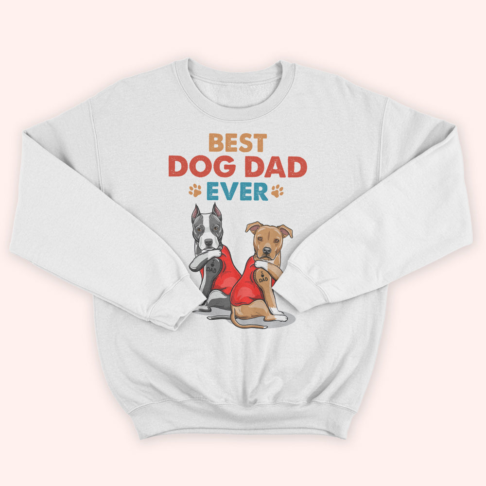 Dog Custom Shirt Best Dog Dad Ever Personalized Gift