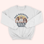 Dad Custom Shirt Dad Daughter Squad Unbreakable Personalized Gift