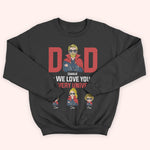 Dad Custom Shirt We Love You In Every Universe Personalized Gift For Father