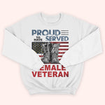 Female Veteran Custom Shirt Proud To Have Served Personalized Gift