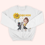 Dog Mom Custom Shirt You Are My Sunshine Sunflower Personalized Gift