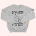 Dad Custom Shirt I Asked God To Make Me A Better Man Personalized Gift