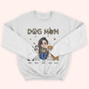 Dog Mom Custom Shirt Leopard Personalized Gift For Dog Lover