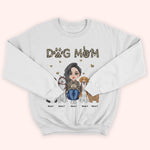 Dog Mom Custom Shirt Leopard Personalized Gift For Dog Lover