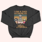 Veteran Custom Shirt I Am A Dad Papa And A Veteran Personalized Gift