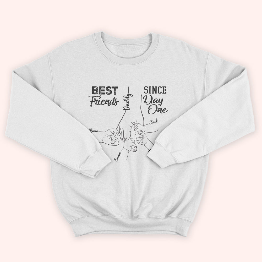Dad Custom Shirt Best Friends Since Day One Personalized Father's Day Gift