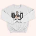 Dad Custom Shirt World's Okayest Dad Father's Day Personalized Gift