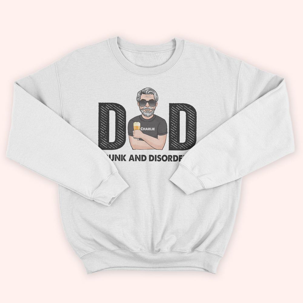 Dad Custom Shirt Drunk And Disorderly Personalized Gift For Father