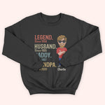 Dad Custom Shirt Legend Husband Daddy Personalized Gift