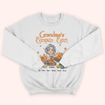 Halloween Custom Shirt Grandma's Pumpkin Patch Personalized Gift