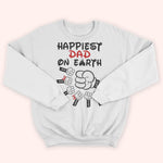 Dad Custom Shirt Happiest Dad On Earth Personalized Gift