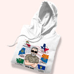 Veteran Custom Shirt My Time In Uniform Is Over But Being A Veteran Never Ends Personalized Gift