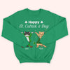 Cat Custom Shirt Happy St Catrick&#39;s Day Personalized Patricks Gift