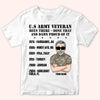 Veteran Custom Shirt Been There Done That Damn Proud Of It Personalized Gift